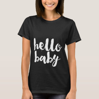 Camiseta Cualquier color Blanco Hola Bebé