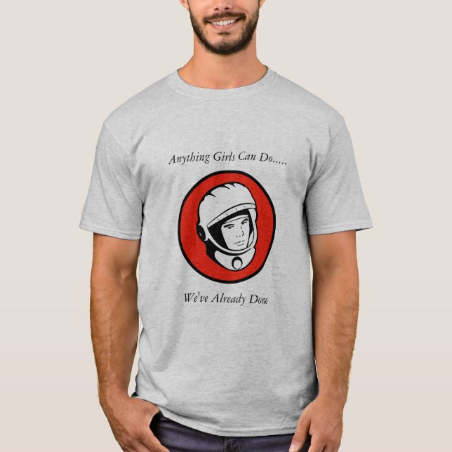Camiseta Cualquier cosa los chicas puede hacer… (Anverso)