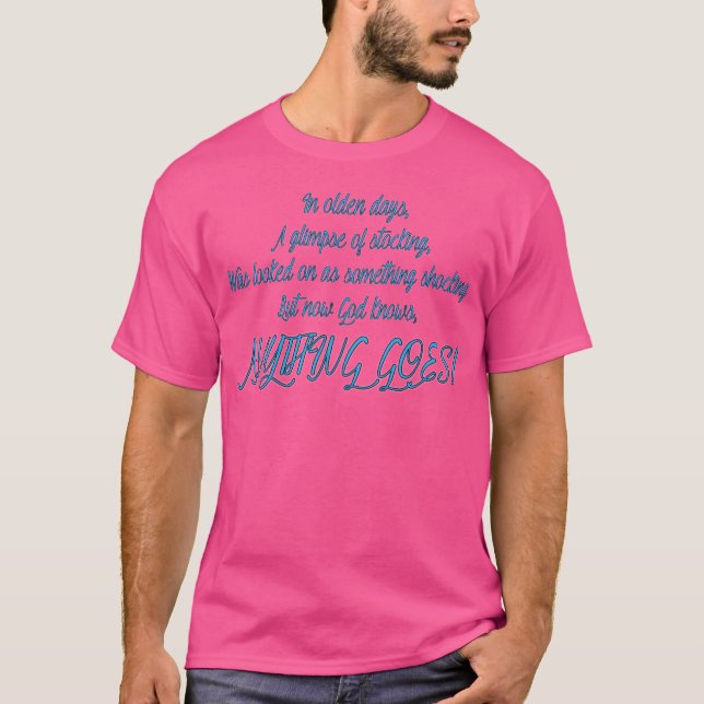Camiseta Cualquier cosa vale (Anverso)