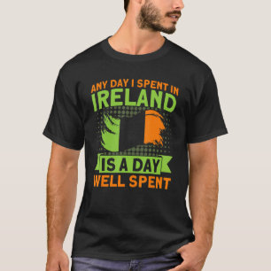 Camiseta Cualquier Día Que Pasé En Irlanda Irlanda Vintage