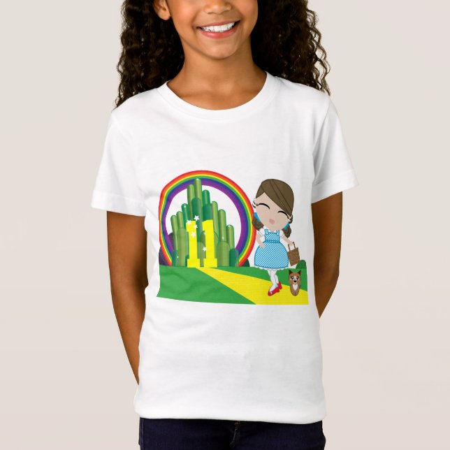 Camiseta CUALQUIER EDAD Dorothy de Oz BARRIO DE REGALO DE C (Anverso)