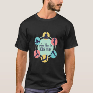 Camiseta Cualquier Momento Es Momento de Yoga
