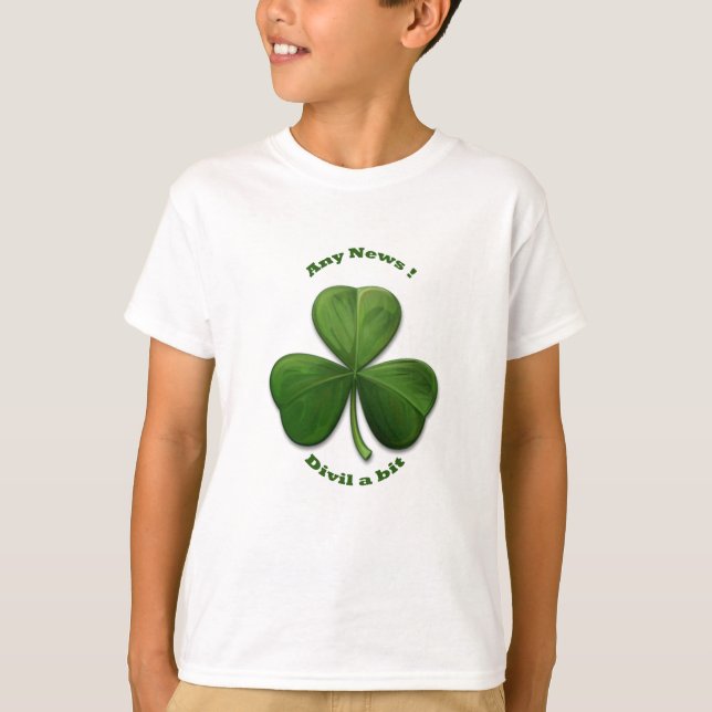 Camiseta Cualquier noticia diablo un poco. (Anverso)
