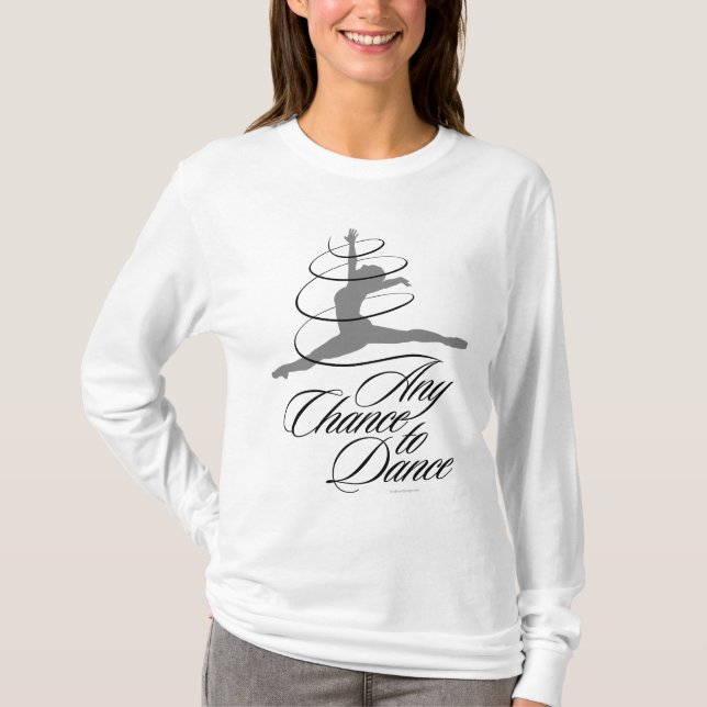 Camiseta Cualquier Oportunidad Para Bailar (Anverso)