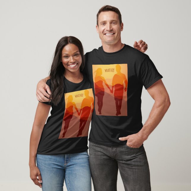Camiseta Cualquier pareja romántica para siempre con la man (Unisexo)