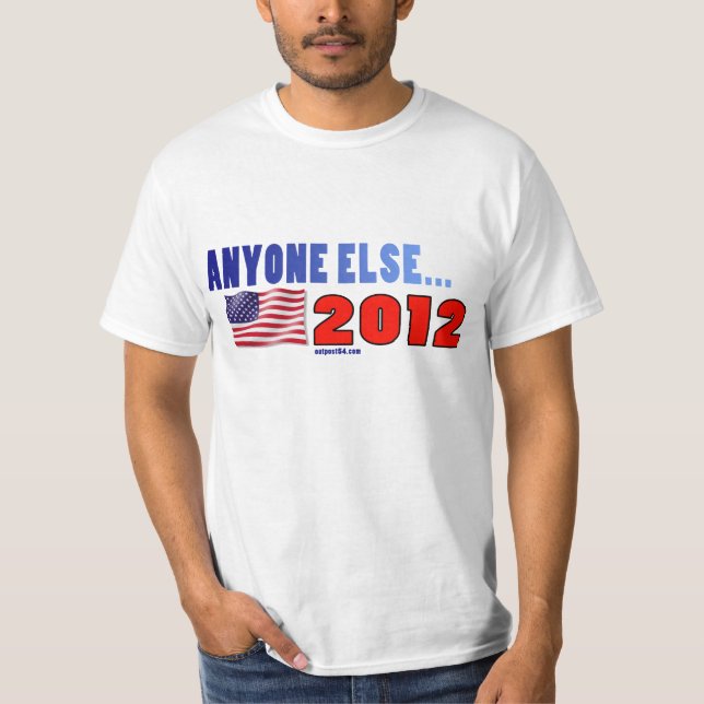 Camiseta CUALQUIER PERSONA para 2012 (Anverso)