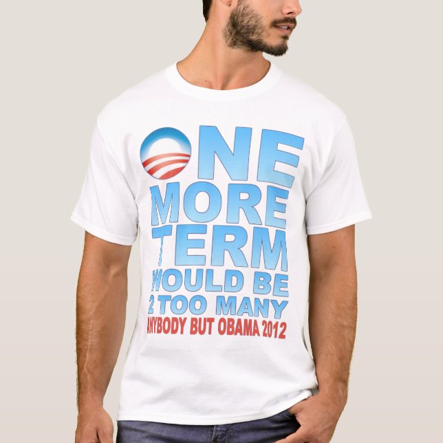 Camiseta Cualquier persona pero Obama 2012 (Anverso)