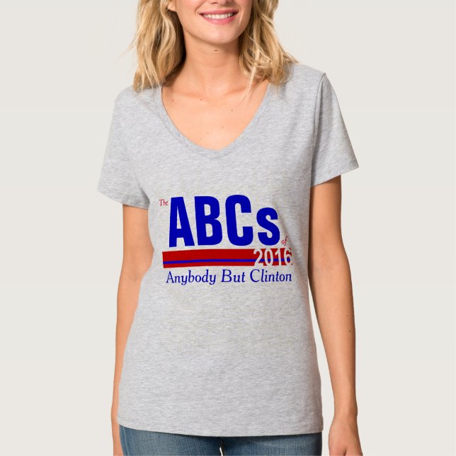 Camiseta Cualquiera pero Clinton (Anverso)