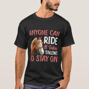 Camiseta Cualquiera puede pasear en ella toma el talento -