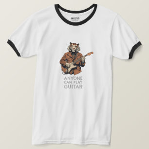 Camiseta cualquiera puede tocar la guitarra