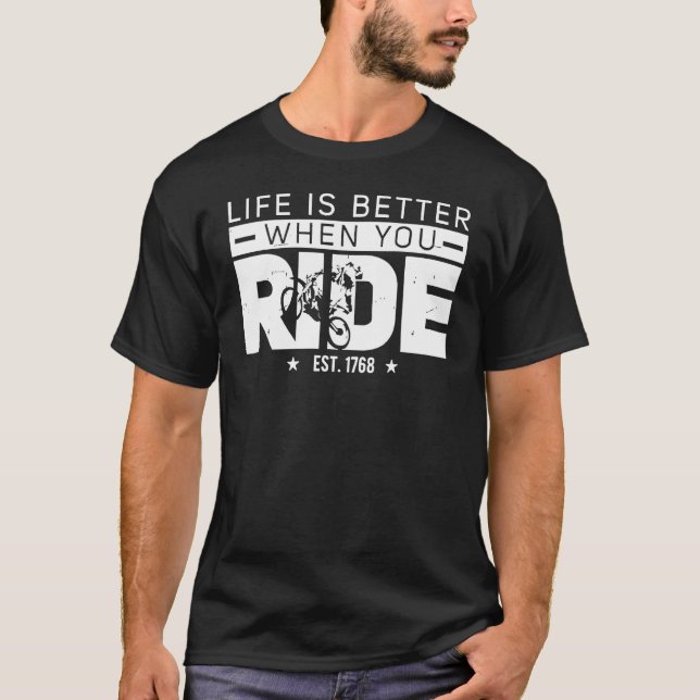 Camiseta Cuando Cabalgas Est 1768 (Anverso)