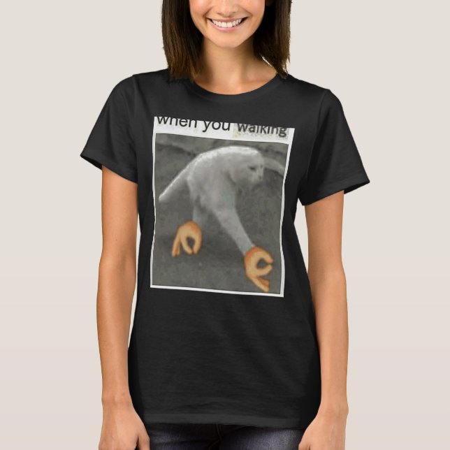 Camiseta Cuando caminas (Anverso)
