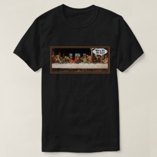 Camiseta ¿Cuándo Comemos? - Divertida Cena de Navidad de la