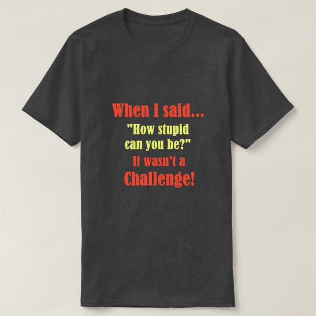 Camiseta cuando dije... (Diseño del anverso)