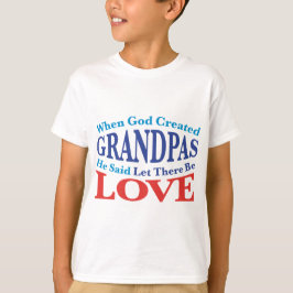 Camiseta Cuando Dios creó los abuelitos