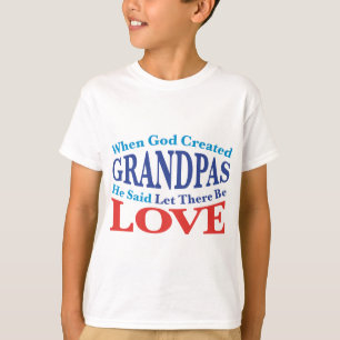 Camiseta Cuando Dios creó los abuelitos