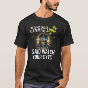 Camiseta Cuando Dios Dijo Que Fuera Ligero, Le Dije Que Mir