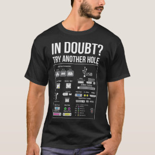 Camiseta Cuando duden, intenten otro humorístico gracioso
