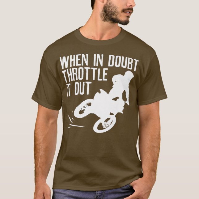 Camiseta Cuando duden, rompan con él la prima de la bicicle (Anverso)