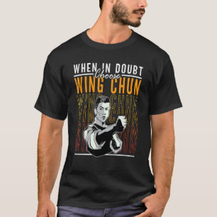 Camiseta Cuando Dudes Elige El Ala De Combate Marcial De Ku