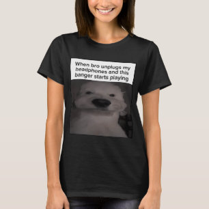 Camiseta Cuando el hermano desconecta mis auriculares y est