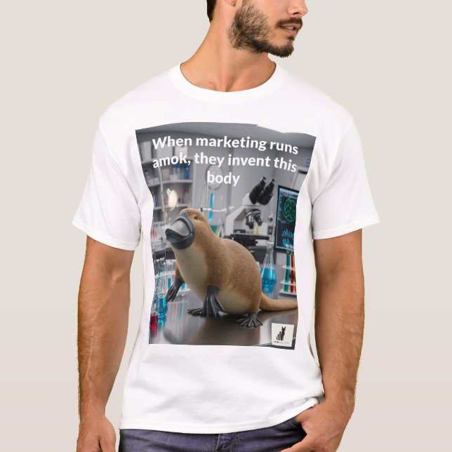Camiseta Cuando el marketing funciona mal, inventan este cu (Anverso)