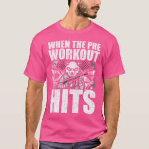Camiseta Cuando el pre-entrenamiento golpea la construcción