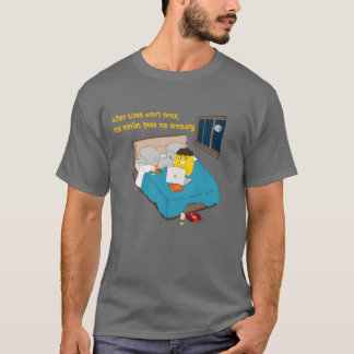 Camiseta Cuando el sueño no llega las películas me hacen co