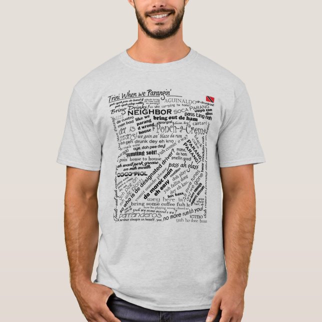 Camiseta Cuando el tanque masculino de Parangin (Anverso)