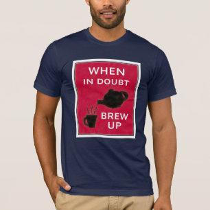 Camiseta Cuando en Brew del ~ de la duda para arriba