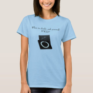 Camiseta Cuando en duda, pregúntese:  ¿WWJD?