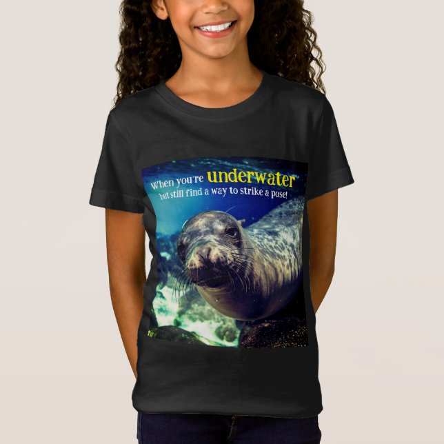 Camiseta Cuando eres un león marino (Anverso)