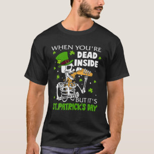 Camiseta Cuando estás muerto dentro, pero es la fiesta de P