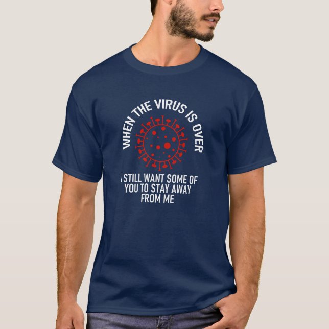 Camiseta Cuando este virus ha terminado (Anverso)