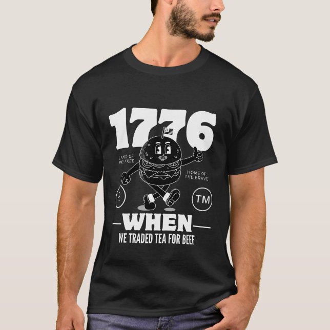 Camiseta Cuando intercambiamos té por carne de res (Anverso)
