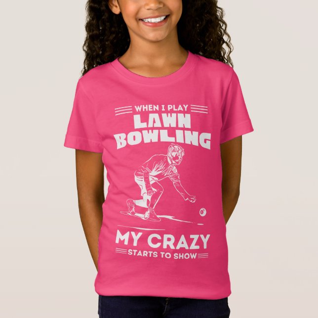 Camiseta Cuando juego al césped lanzando mis locos estrella (Anverso)