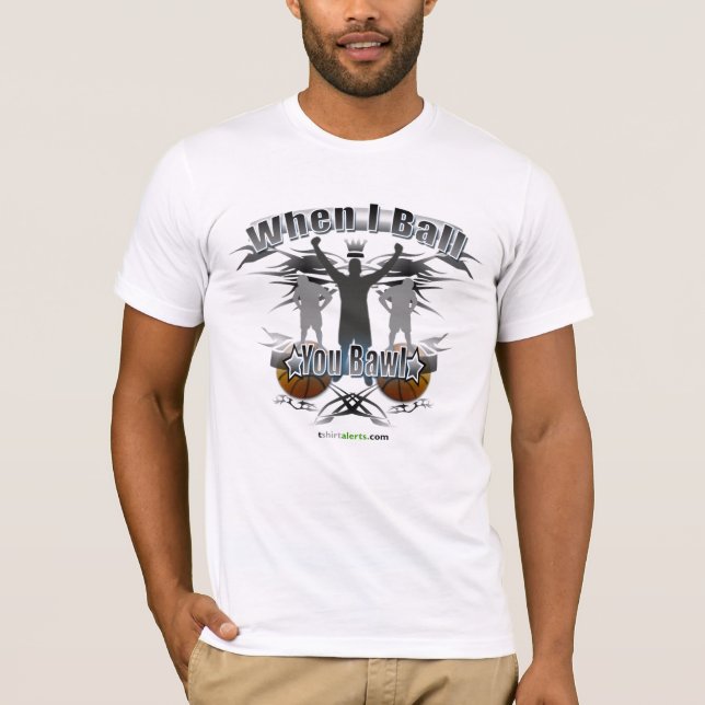 CAMISETA CUANDO LA BOLA DE I, USTED GRITA (Anverso)