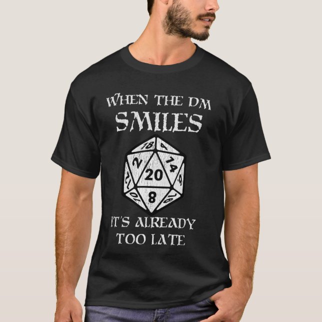 Camiseta Cuando La Dm Sonríe Ya Es Demasiado Tarde Tabla Rp (Anverso)