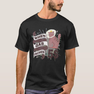 Camiseta Cuando la gasolina alcanza 5 Gato gruñón Precio de