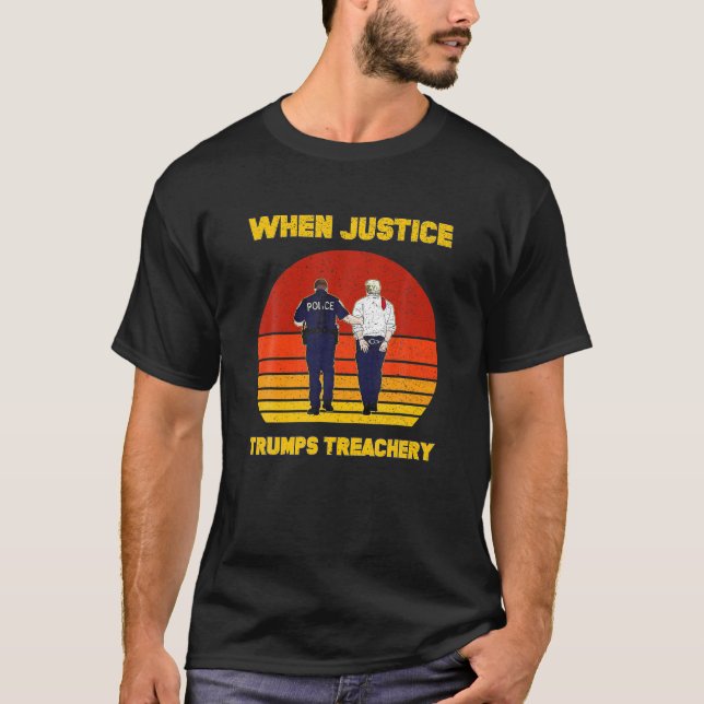 Camiseta Cuando la justicia se impone a la traición polític (Anverso)