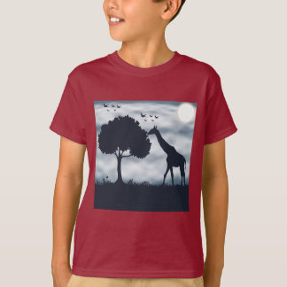 Camiseta Cuando la luna susurra a la jirafa