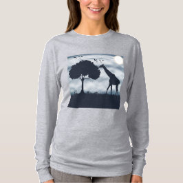 Camiseta Cuando la luna susurra a la jirafa