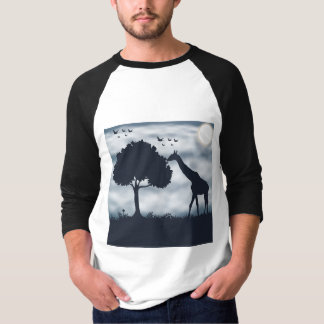 Camiseta Cuando la luna susurra a la jirafa