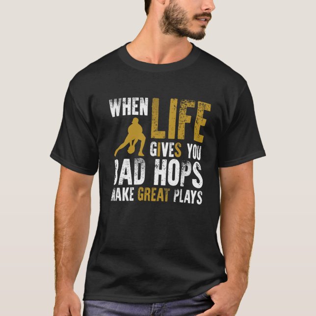 Camiseta Cuando la vida le da los malos saltos hacen (Anverso)