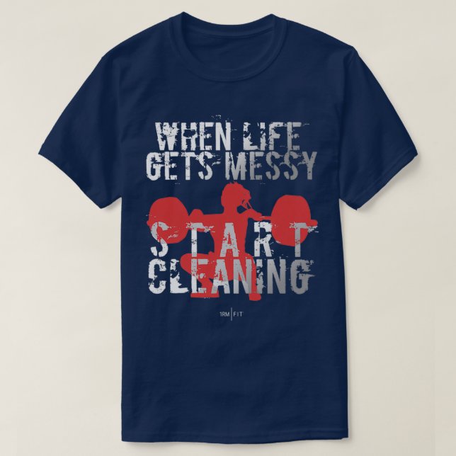 Camiseta Cuando la vida se vuelve complicada, comienza a li (Diseño del anverso)