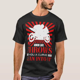Camiseta Cuando La Vida Te Arroja Una Bicicleta De Motocicl