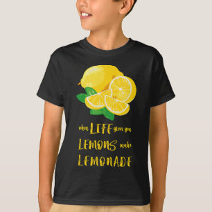 Camiseta Cuando La Vida Te Da Lemones Hacen Que Lemonade Fu