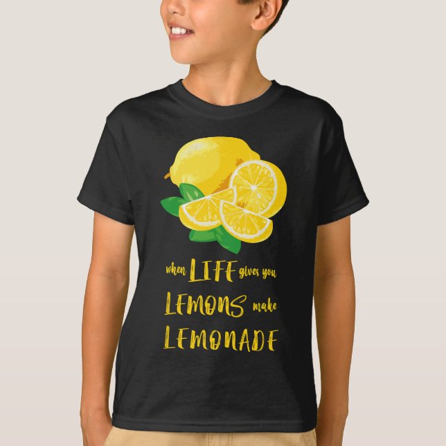 Camiseta Cuando La Vida Te Da Lemones Hacen Que Lemonade Fu (Anverso)