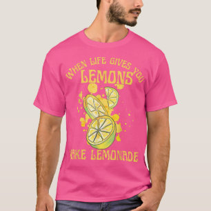 Camiseta Cuando la vida te da lémulos hace cítricos de Lemo