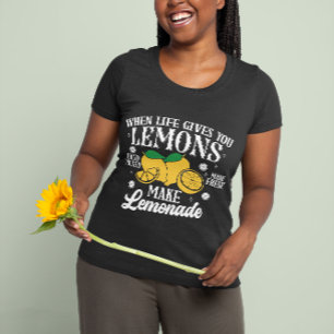 Camiseta Cuando la Vida te Da Limones a Mano